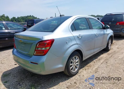 2017 Chevrolet Sonic Lt from USA, damaged, VIN 1G1JD5SH8H4103687
